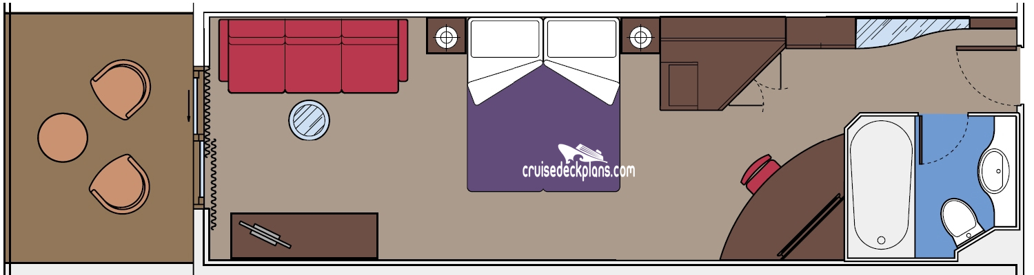 MSC Orchestra Staterooms and Cabins