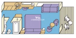 Mini-Suite Balcony diagram