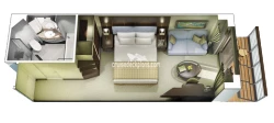 Oceania Marina Concierge Veranda Layout