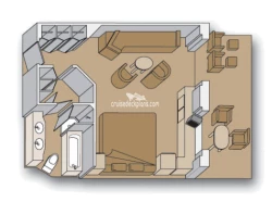 Deluxe Verandah Suite floor plan