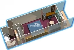 Oriana Balcony Layout