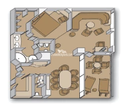 Pacific Aria Penthouse Layout