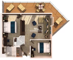 Quantum of the Seas Royal Family Suite Layout