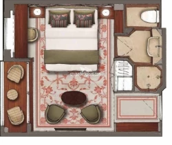 Queen Isabel Suite Layout