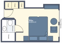 French Balcony diagram