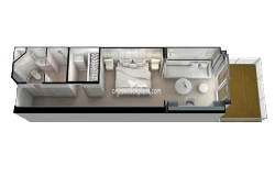 Seven Seas Grandeur Deluxe Layout