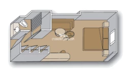 Maasdam Oceanview Layout