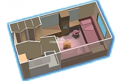 Majesty of the Seas Oceanview Layout