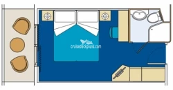 MSC Armonia Balcony Layout