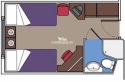 MSC Armonia Oceanview Layout