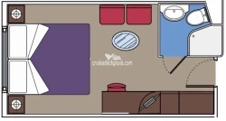 MSC Fantasia Oceanview Layout