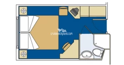 MSC Sinfonia Oceanview Layout