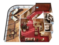Owner and Vista Suite floor plan