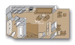 Superior Verandah Suite floor plan