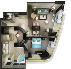 Deluxe Owners Suite floor plan