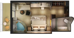 Haven Penthouse Suite diagram