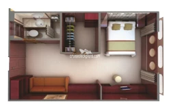 Silver Galapagos Explorer Suite Layout