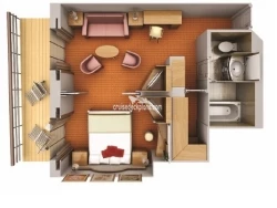 Silver Wind Medallion Suite Layout