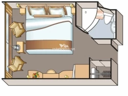 French Balcony floor plan