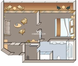 Viking Rurik Suite Layout