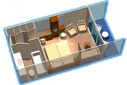 Vision of the Seas Junior Suite Layout