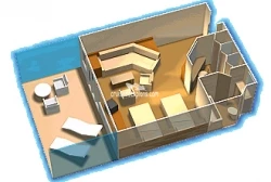 Volendam Deluxe Suite Layout