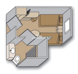 Zaandam Oceanview Layout