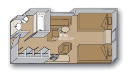 Zuiderdam Oceanview Layout