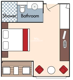 Deluxe French & Balcony diagram