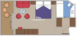 MSC Bellissima Yacht-Club-Deluxe Layout