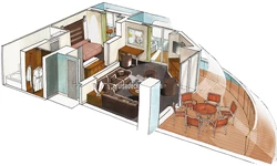 MSC Bellissima Yacht-Club-Royal Layout