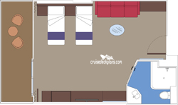 MSC Seaview deck plans, diagrams, pictures and videos.