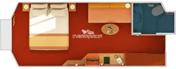 Carnival Radiance Oceanview Layout