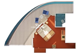 Carnival Radiance Premium Balcony Layout