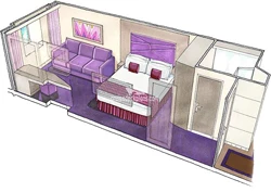 MSC Seaside Oceanview Layout