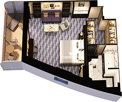 Queen Anne Deck 10 deck 10 plan | Cruisedeckplans.com