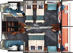 Norwegian Gem Balcony Layout