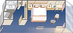 Discovery Princess Oceanview Layout