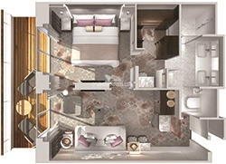 Crystal Symphony Penthouse Suite Layout