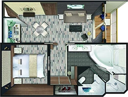 Deluxe Penthouse floor plan