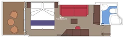 MSC World Europa Balcony Layout