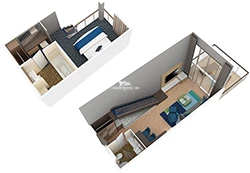 Crown Loft Suite floor plan