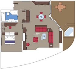 MSC Seashore Yacht-Club-Owner Layout