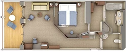 Silver Shadow Medallion Suite Layout