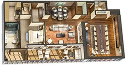 Viking Neptune Owners Suite Layout