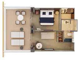 Haven Aft Penthouse with Master diagram