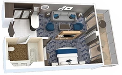 Oasis of the Seas Grand Suite Layout