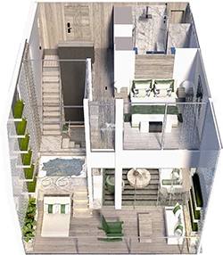 Celebrity Xcel Villas Layout