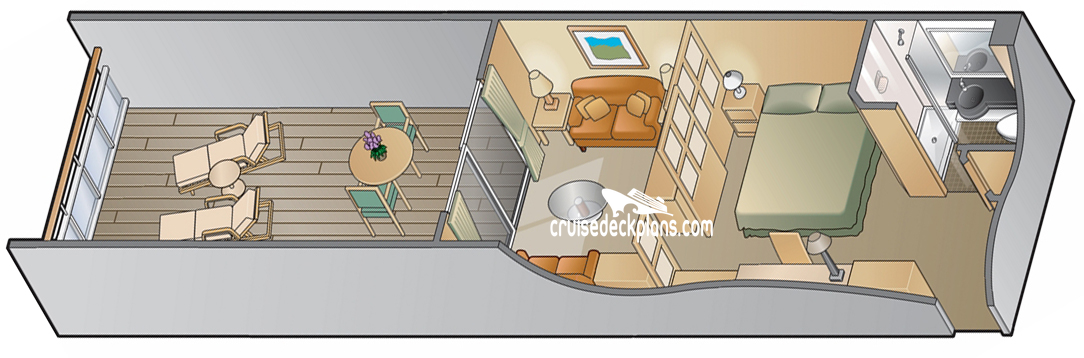 Celebrity Constellation Family Verandah cabin floor plan Celebrity Constellation Family Verandah cabin floor plan