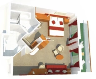 Ventura Suite cabin floor plan